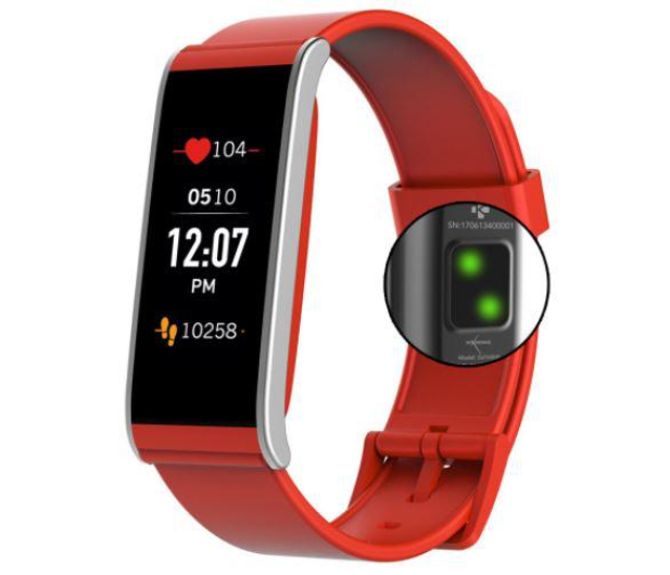 MyKronoz ZeFit4 HR czerwono/srebna - 1391897 - zdjęcie 2